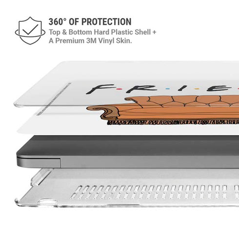 Warner Bros FRIENDS Couch MacBook Pro 14in (2021-24) Case plus Skin